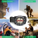 50m Diving Compass Underwater Cave Camping Compass With Wrist Strap Diving Watc&