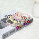 Glowing Pet Collar Bells Anti Lost Neck Ring Random Color (Hollow Hearts) Newly