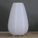 Nordic Paper Lantern Table Lamp Living Room Bedroom LED Decor Light (Long) Newly