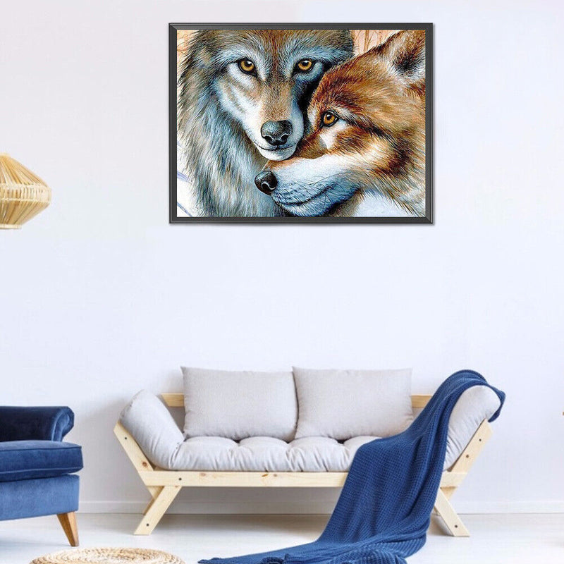 Diamond Painting 5D DIY Wolf Full Round Drill Picture