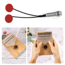 6.35mm Percussion Musical Kalimba Piezo Pickup Thumb Piano Double Patch Pic