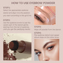 Eyebrow Stamp Shaping Waterproof Brow Powder Hair Line Stick (Dark Brown) Newly