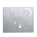 DIY Night House Metal Stencils for Scrapbook Embossing Craft Cutting Dies-1