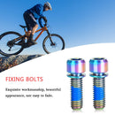 RISK 2pcs Bicycle Bottle Holder Bolt Bike Air Pump Fixed Screw (Multicolor)