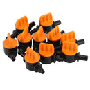 10pcs 4/7mm Mini Valves Garden Irrigation Barbed Water Hose Connectors