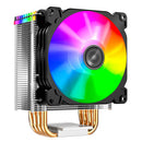 PWM 4Pin 12V PC LED Fan RGB 4 Heat Pipes CPU Cooler Radiator for Intel 1151/1155