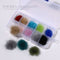 Design Faux Fur Elegant Soft Fluffy Detachable Nail Pom Balls Removable