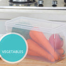Refrigerator Storage Box PP Freezer Box Crisper Space Saver Preservation Box