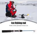 Ice Winter Fishing Rods Mini Feeder Outdoor Sea Fishing Pole Tackle (74cm) Newly