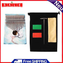 Mahogany Painted Kalimba Musical Instrument 17 Key Finger Piano for Kids Adults