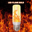 LED Flame Bulb Light Simulation Flickering Flame Atmosphere Lamp (Yellow)