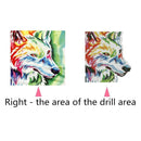 Wolf 5D Diamond Painting Embroidery DIY Craft Craft Cross Stitch Decor