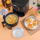 50pcs Steaming Basket Mat Foil Tin Air Fryer Steamer Liners Baking Oil Paper