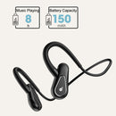 Bone Induction Bone Conduction Headset Waterproof Headphone Memory Earphones