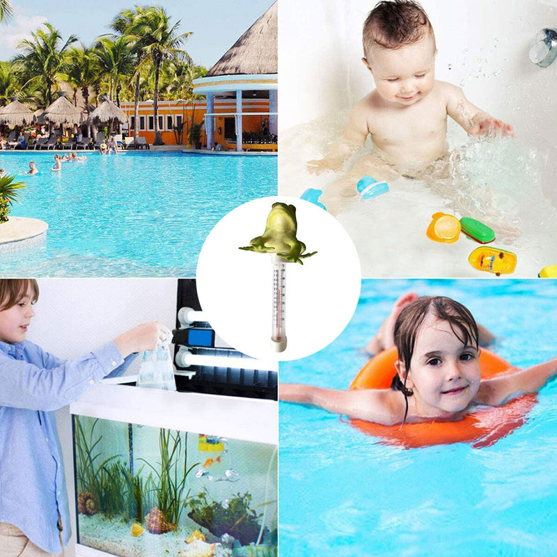 Floating Pool Thermometer Pool Accessories for Water Temperature (Frog)