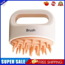 Silicone Scalp Head Massager Comb Handheld Hair Washing SPA Brush (Pink)