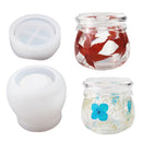 Epoxy Casting Silicone Mould Bottle Candle Jam Jar Pudding Cup Storage Box