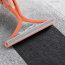 Lint Remover Pet Hair Fuzz Fabric Shaver Coat Clothes Fluff Brush (Orange)