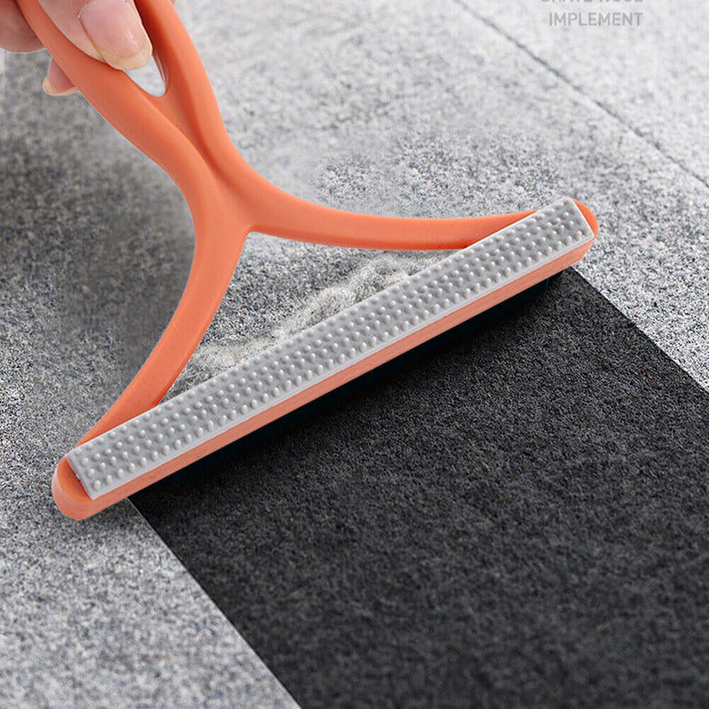Lint Remover Pet Hair Fuzz Fabric Shaver Coat Clothes Fluff Brush (Orange)