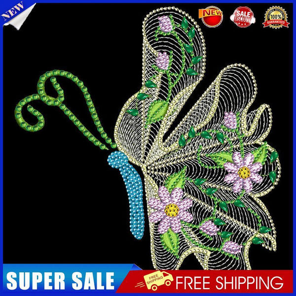 5D Diamond Painting Kit Butterfly Partial Special Shape Drill DIY (KA401)