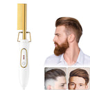 2 in 1 Hair Straightener Curler Electric Heating Comb Hairdressing Styling Tool