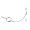 Yacht Quick Release Ring Safety Tether Wire Loss Prevention Lanyard Cable