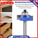 Type Slotted Machine 1/4 Shank Cutter Wood Carving T-Slot Cutter