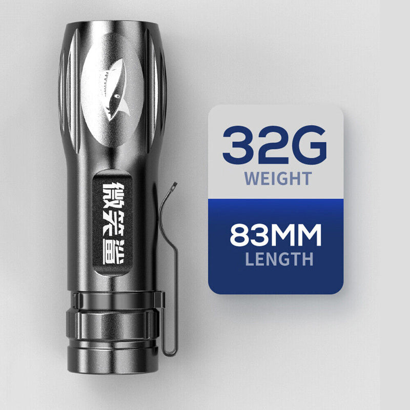 Waterproof Portable G3 LED Mini Torch Lamp 3 Modes Outdoor Camping Flashlig