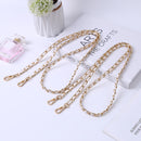 Synthetic Leather Purse Chain Strap Length 47.2 Inch for Shoulder Crossbody B
