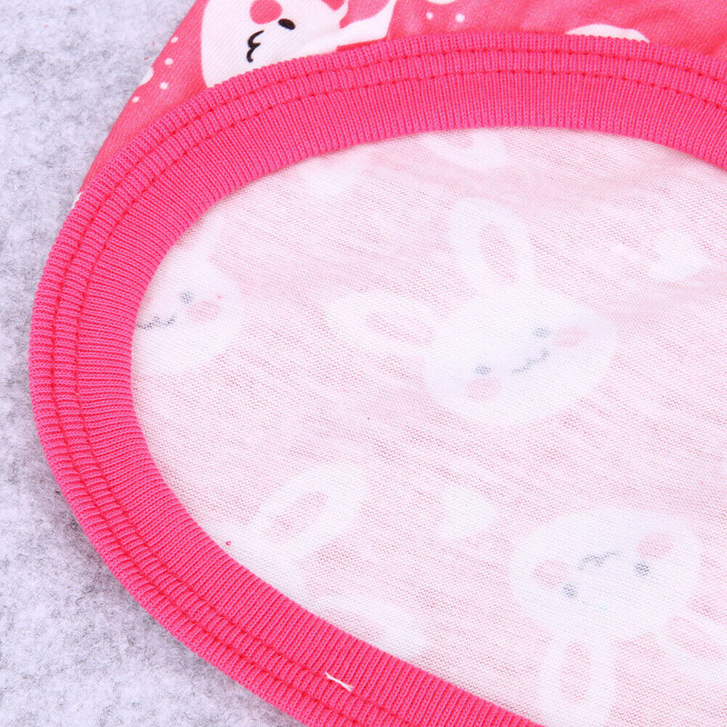 Summer Puppy Small Dog Vest Clothes Pet Shirt (Rabbit Rose Red)(L)
