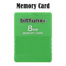 V1.966 Free McBoot 8MB Memory Cards for Sony PS2 Game Data Console (Green)