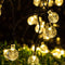 Solar Bulb Fairy String Light Outdoor Patio Garden Party Decor (5m 20LED)