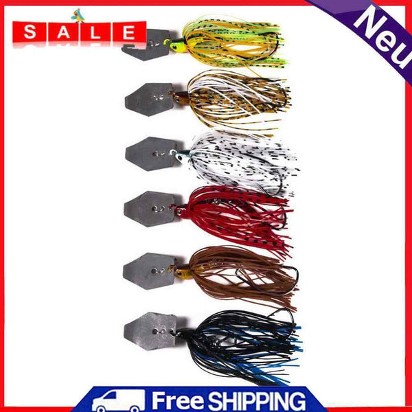6x Iron Metal Sequins Lures 11g Sea Fishing Metal Plate Sinking Lead Jig Bait