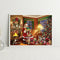 Full Cross Stitch 11CT Santa Gift Box Counted Embroidery DIY Christmas Wall Art