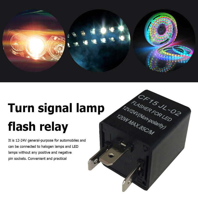 LED Flasher Relay Practical Turn Signal Flashing Relay Automotive Accessories