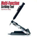 #A Plastic Multifunction Adjustable Woodworking Scriber Measuring Scribing Ruler