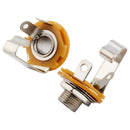 Adapter 6.35 Female Base 1/4" Mono Input Jack Plug Amplifier Socket For 10pcs