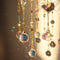 Crystal Wind Chimes Wall Window Door Hanging Ornaments Room Garden Home Decor