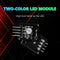 HW-479 3.3V 5V 5mm KY-011 PCB Dual Color RGB LED Sensor Modules Black