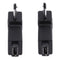 2pcs 90° Micro USB Female, Micro USB Male Adapter Male