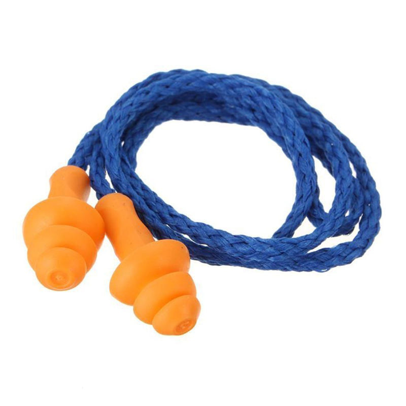 Xmas Tree Shape Protect Hearing Earplugs Earmuff Soft Silicone With Corded