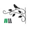 Metal Hanging Flower Plant Pot Basket Wall-Mounted Support Basket Tools (C)