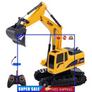 #A 1/24 RC Construction Toys 2.4GHz Remote Control Digger Excavator with LED Sou