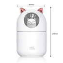Air Humidifier Cute Cat Small Aroma Diffuser with Night Light Home Cool Mist