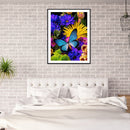 Diamond Painting 5D Flower Butterfly DIY Full Round Drill Mosaic Picture Craf