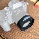 Square Metal Bayonet Lens Hood for Fuji XC35F2/XF35F2/XF23F2.