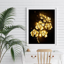 5D Diamond Painting DIY Art Drawing Golden Dyed Flower Full Round Drill Kit G