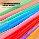 100pcs Available Safe Straw with Extendable Elbow Design Portable Home Supply