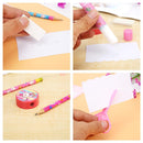 9pcs Cartoon Cute Pencil Sharpener Scissor Earser Children Supply Stationery