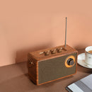 Retro Radio Speakers Small Speaker Creative Fm Radio for Outdoor Travel Cam